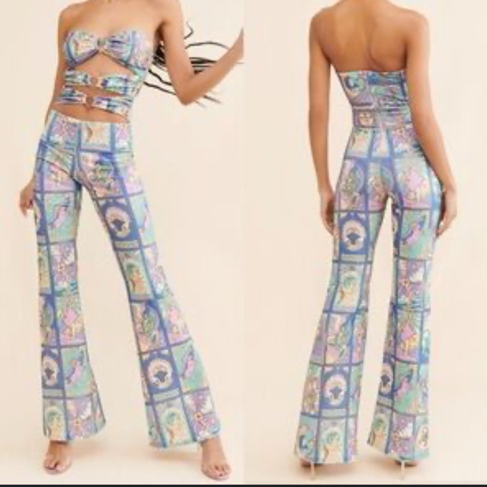 Anthropologie Multicolor zodiac Jumpsuit